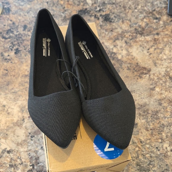 Call It Spring Size 7 Women's NEW Black Vegan Loafers - Picture 2 of 6